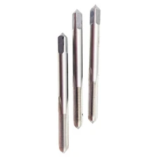 3PCS 1/4 x 40 Tap Set  Tool RH Thread Right Hand 1/4x40 Thread