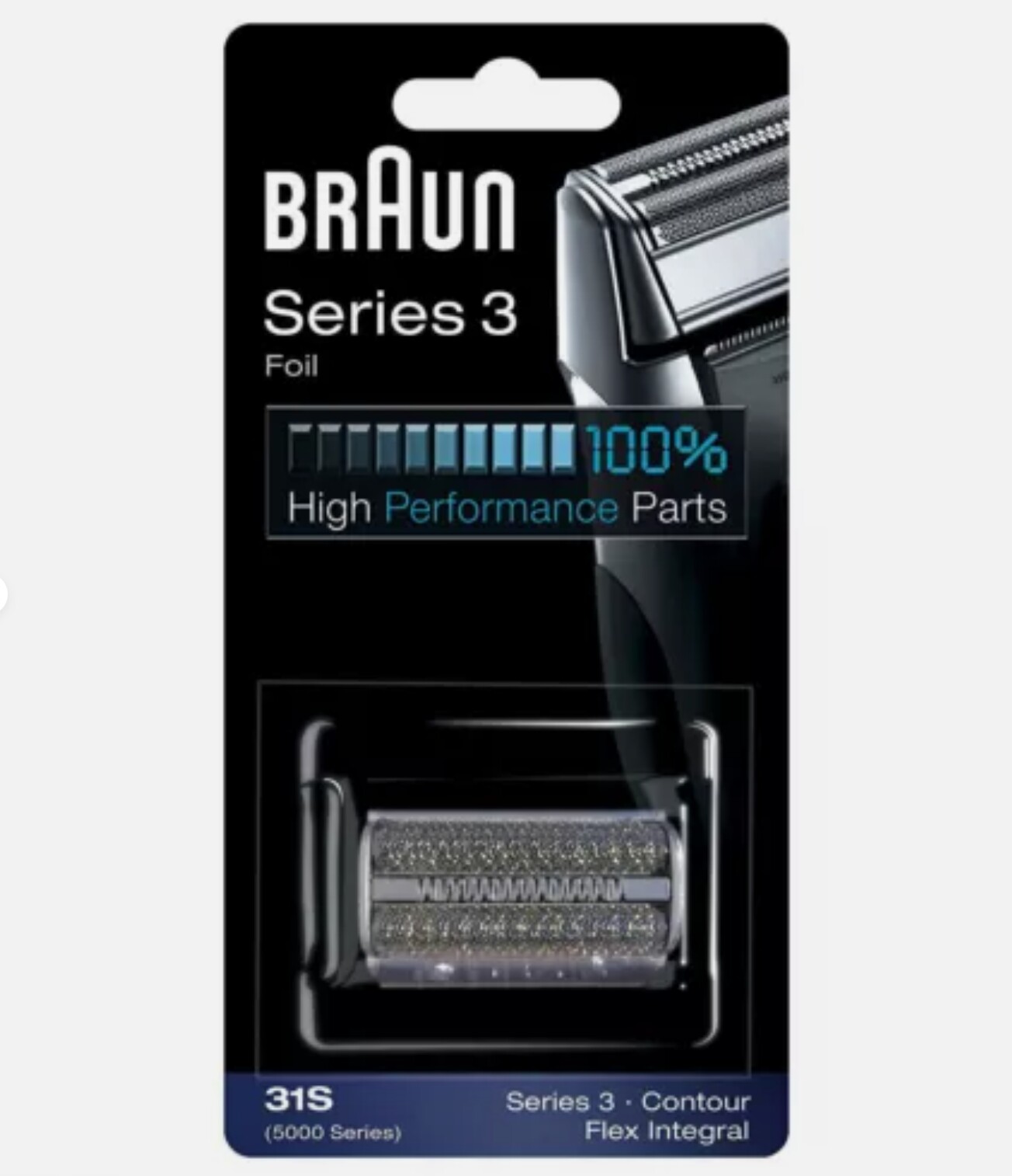 BRAUN 31S 5000 CONTOUR SERIES 3 Replacement Shaver/Razor FOIL+CUTTER BLOCK