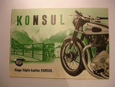 NSU Prospekt Konsul original , kluge Köpfe kaufen Konsul , extrem selten