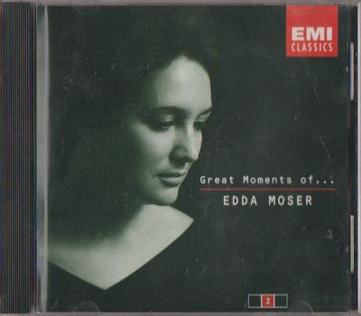 C.D.MUSIC  E91  GREAT MOMENTS OF...... EDDA MOSER   Vol 2  CD