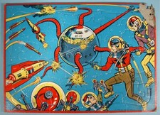 1952 Buck Rogers in the 25th Century Frame-Tray Puzzle Rick Yager Art Sci-Fi