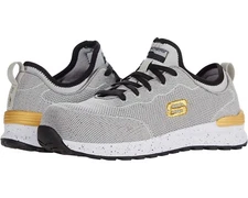 Skechers Z102111 Women Grey Work Bulklin Balran Composite Toe Safety Shoes Sz 9M