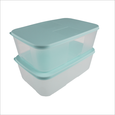 Tupperware Kühlschranksystem Kühlschrankbehälter 2er Set 1,5 L + Bonus