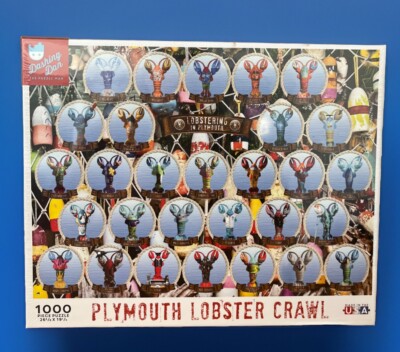 Dashing Dan Plymouth Lobster Crawl Jig Saw Puzzle 1000 26-5/8 X 19-1/4 NEW SEAL