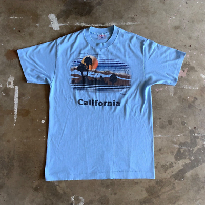 80s VINTAGE CALIFORNIA SOUVENIR T-SHIRT MEN SZ S 70s HAWAII | eBay