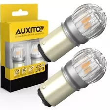 AUXITO 1157 LED Turn Signal Light Bulbs Amber Yellow Anti Hyper Flash CANBUS