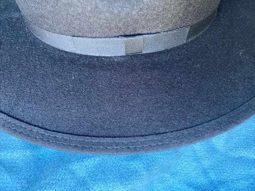 M1876 Wool Felt Campaign Hat with Bracher Vents Size 7 3/8 - Picture 3 of 6