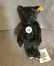New Steiff 1920 Classic Dark Brown Chocolate Genuine Mohair Teddy Bear 000829