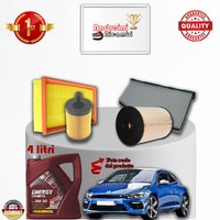 Inspektionskit Filter + ÖL VW Scirocco III 2.0 Tdi 125KW 170CV Von 2012->