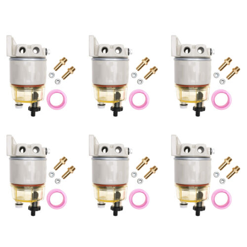 NEW Fuel Filter / Water Separator 120AT For R12T Boat Marine Spin-on (Set of 6)