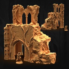 Trench Crusade Terrain - Cathedral of The Sunless Lands - Shattered Nave 1