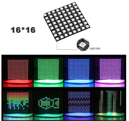 WS2812 LED Pixel Streifen Licht Display Panel Digital Flexibel Bluetooth APP USB - Bild 12 von 26