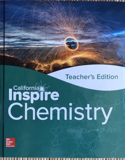 Inspire Science California CHEMISTRY TEACHERS Ed. McgrawHill *New 2020
