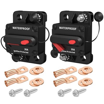 Disyuntor de 00 A, 12 V - 48 V, disyuntor de CC de 12 voltios, 100 A en línea.