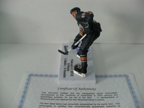 Sam Gagner Autographed Edmonton Oilers McFarlane COA 4 Goals 4 Assists 8 Points - Picture 4 of 5