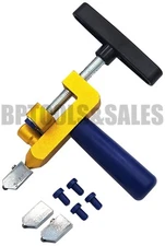 Glass Cutter w/ Cutter Head 2n1 Glass & Ceramic Tile Cutter Hand Tool w/ Blades