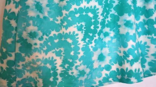 Bisou Bisou Womens Medium Swimsuit Top Green White Floral Swim Tank - Picture 5 of 5