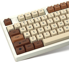 XVX Cute Cat Keycaps, Thick PBT Keycap Mao Profile, 141 Keys Keyboard Keycaps, D