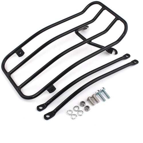 Portaequipajes asiento trasero guardabarros para Triumph Bonneville Bobber Speedmaster negro - Imagen 4 de 12