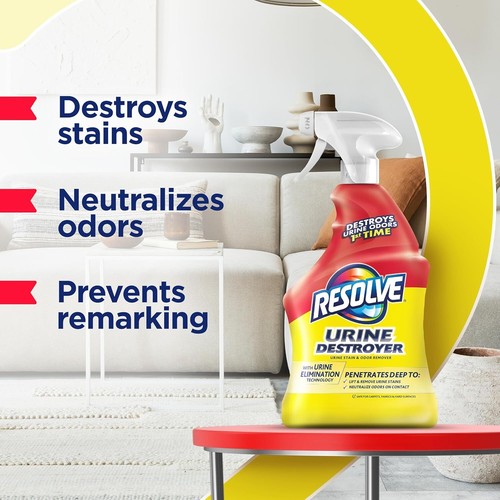 Urine Destroyer Spray Stain & Odor Remover for Cat and Dog Urine 32 FL Oz - Picture 3 of 7