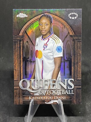 Kadidiatou Diani 2023-24 Topps Chrome Women s UEFA Queens Of Football QF-16