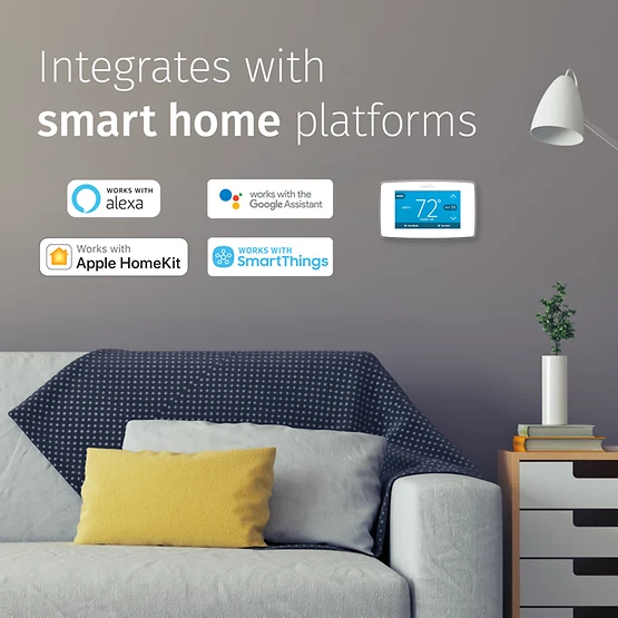 Emerson White-Rodgers 1F95U-42WF Sensi Touch Wi-Fi Smart Thermostat, Touchscreen - Image 4 of 4