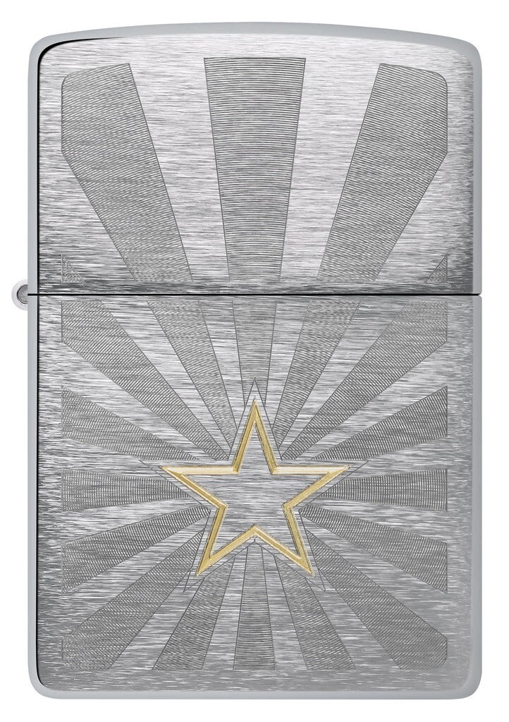 ファッション雑貨・小物その他 ZIPPO 48657 Star Design Zippo Star Design Brushed Chrome 48657 | eBay