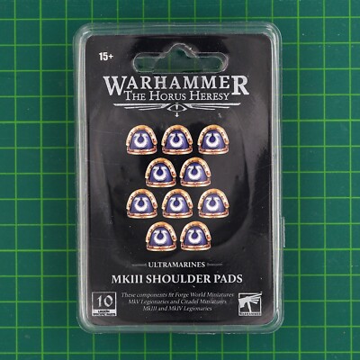Ultramarines MKIII Shoulder Pads #15450 Warhammer The Horus Heresy Forge World