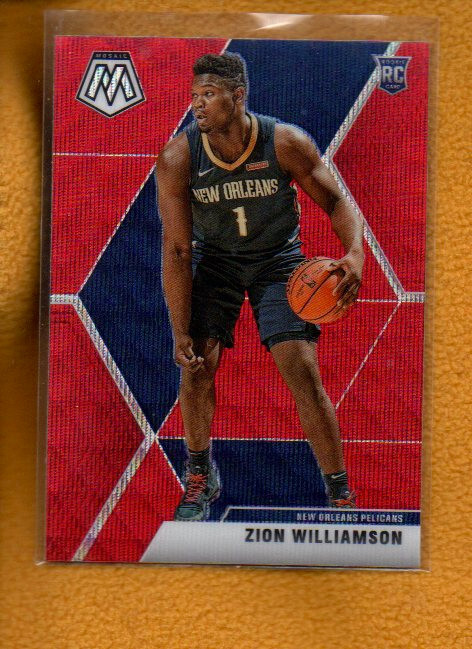 その他 2019-20 panini prizm Zion Williamson RC Zion Williamson 2019-20 Panini Mosaic TMALL Rookie Asia Red