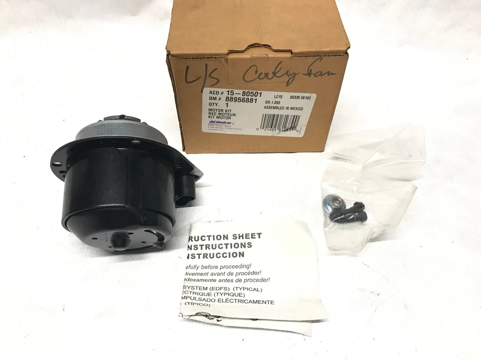 Ventilador motor izquierdo para Pontiac Grand Prix, Chevrolet Impala 2004-2005 Foto 3 de 4