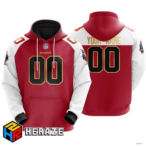 Tampa Bay Buccaneers Hoodie Custom Name And Number