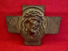 Bronze Le Christ Jésus La Passion du Christ Reliquaire Objet religieux art déco