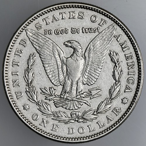 1885-P $1 MORGAN SILVER DOLLAR VF DETAILS "CLEANED" (250424-038) - Picture 2 of 2