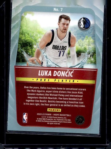 2022-23 Hoops Luka Doncic #7 - Picture 2 of 2