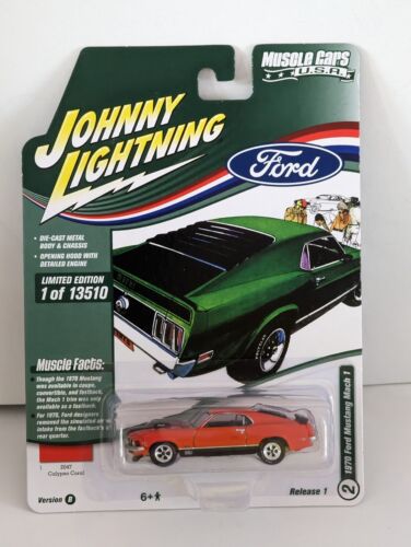 Johnny Lightning 1/64 Scale 1970 Ford Mustang Mach 1 'Muscle Cars USA' Car B