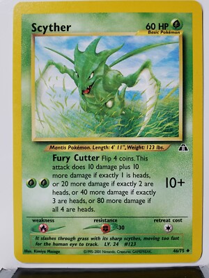1995 scyther pokemon card value Scyther - 001/162 - Temporal Forces Pokemon