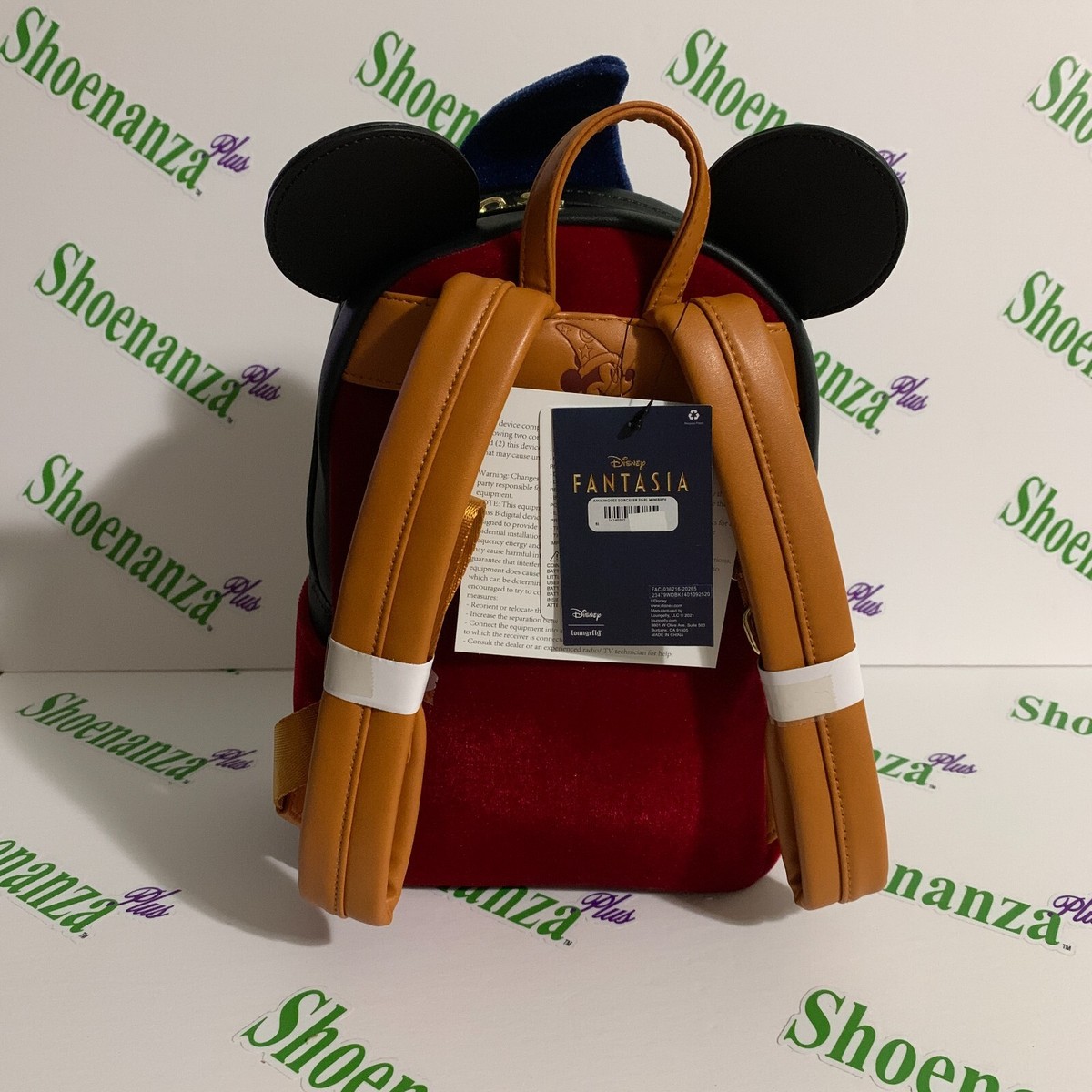 Loungefly Mini Backpack Disney Mickey Mouse Sorcerer Fantasia Light Up Bag Loungefly Disney Fantasia Sorcerer main image 2