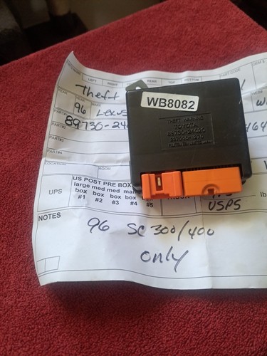 1996 LEXUS SC400 ANTI THEFT WARNING MODULE 89730-24020 SC300 SC 300 400 SOARER - Picture 2 of 4