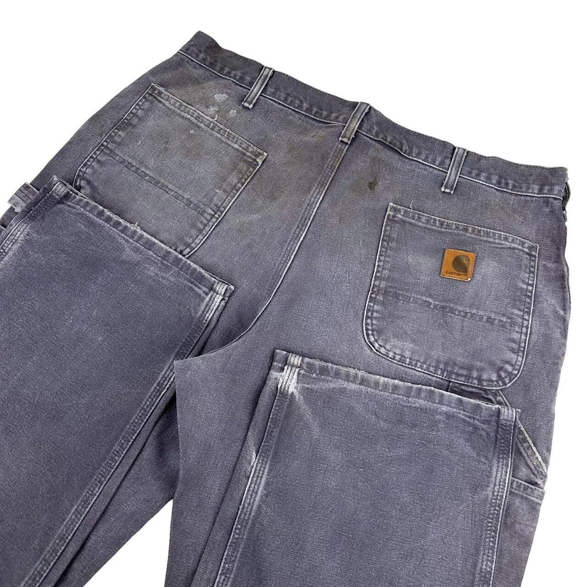00s MEXICO製 CARHARTT W32×L30 B113 DENIM Rare Vtg 00s CARHARTT DOUBLE KNEE PANTS (B07 DNM) *MADE IN