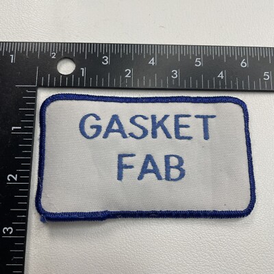 GASKET FAB Advertising Patch 00PR