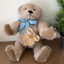 Peluche orsacchiotto Linda Spiegel Bearly There Co. 12 pollici vintage anni 80 con etichetta SE