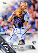 2016 Topps #51 Dustin Garneau Rookie Colorado Rockies AUTO SIGNED