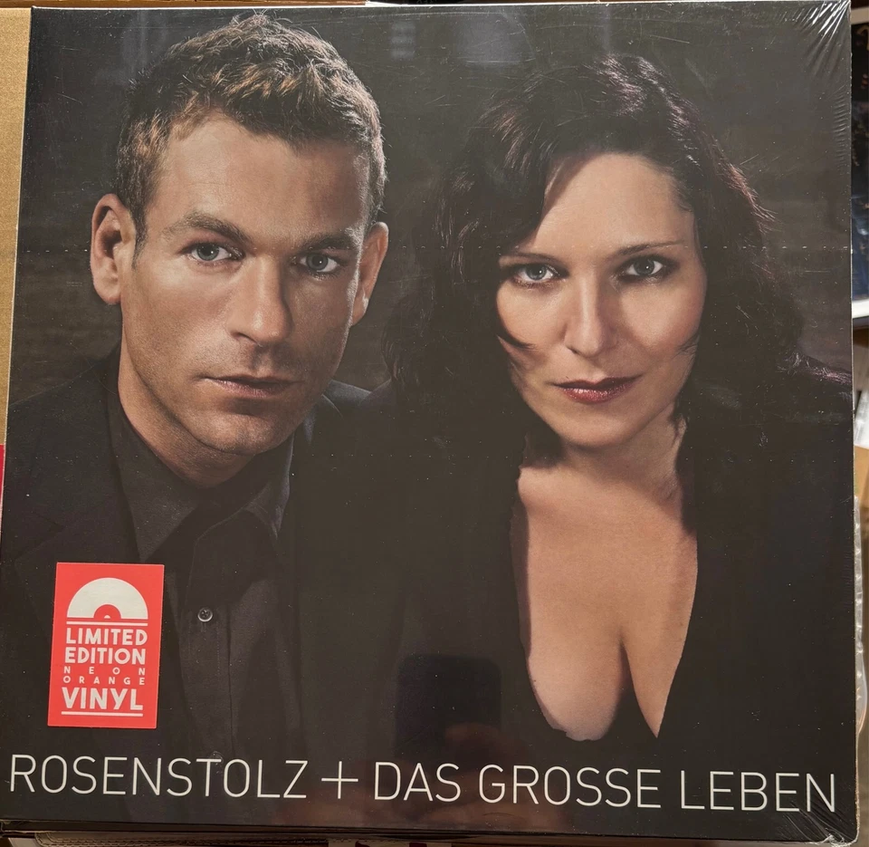 Rosenstolz - Das Grosse Leben Limited Neon Orange Vinyl LP Gatefold NEU OVP - Bild 2 von 4