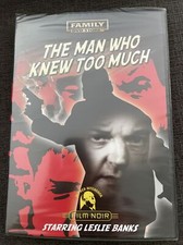 The Man Who Knew Too Much DVD Alfred Hitchcock Leslie Banks New Factory Sealed
