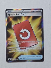 Special Red Card 113/086 Ultra Rare Chaos Rising Pokemon Holo