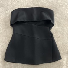 Black Tank Top Blouse C/MEO Collective Women s Size S