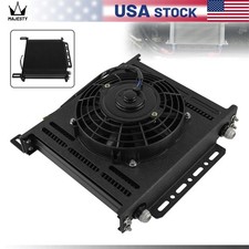 Universal 40 Row An10 Engine Oil Cooler 7 Fan Kit New Mounting Bracket Kit Bk