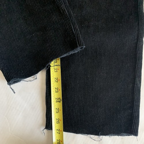 Pantalones de skate Empyre Tori años 90 negros de pana Y2K para mujer talla 3 - Imagen 6 de 8