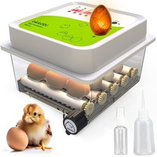 Incubators for Hatching Eggs - 12 Eggs - Ideal All Ages  Egg Incubator with ...