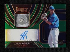 2020 Panini Select Rookie Jersey Green Prizm 3/5 Adbert Alzolay #RJA-AD Auto 1t3